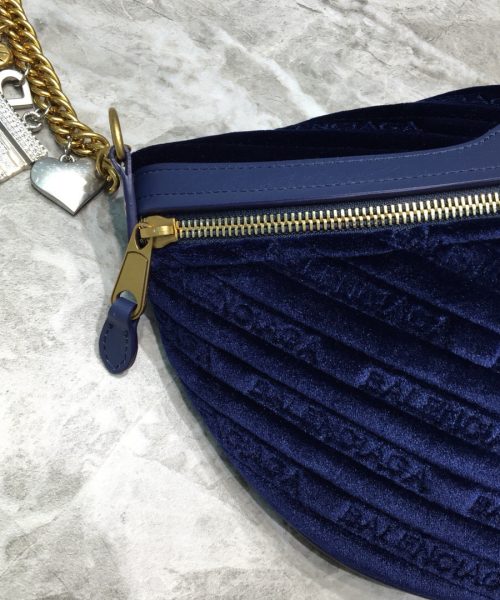 Balenciaga Souvenir XXS Belt Bag In Dark Blue, For Women, Women's Bags 11.8in/30cm