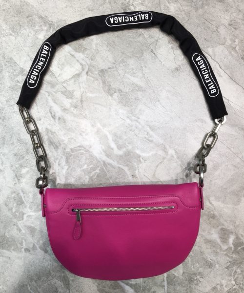 Balenciaga Souvenir XXS Belt Bag In Dark Pink, For Women, Women's Bags 11.8in/30cm