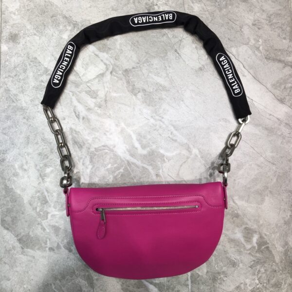 Balenciaga Souvenir XXS Belt Bag In Dark Pink, For Women, Women's Bags 11.8in/30cm