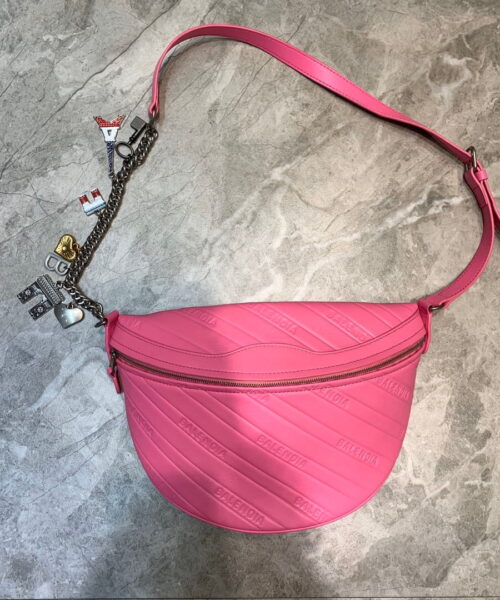 Balenciaga Souvenir XXS Belt Bag In Pink, For Women, Women's Bags 11.8in/30cm