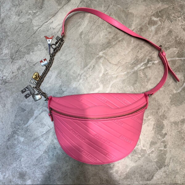 Balenciaga Souvenir XXS Belt Bag In Pink, For Women, Women's Bags 11.8in/30cm