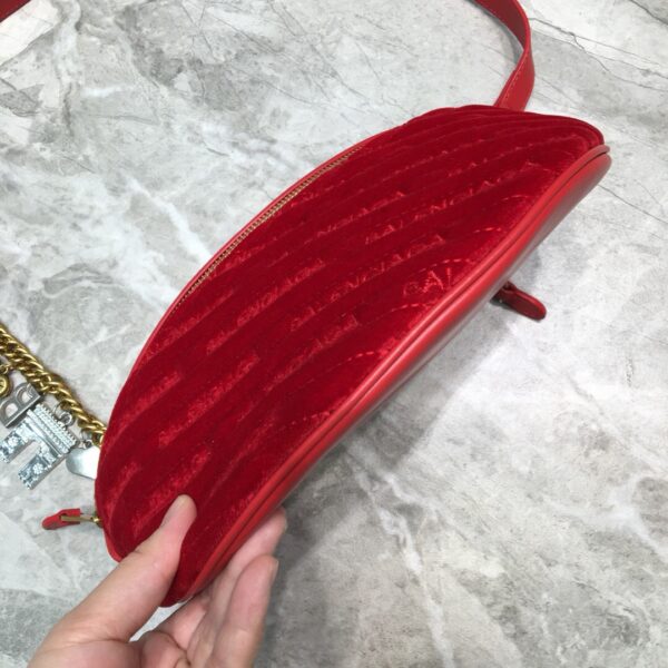 Balenciaga Souvenir XXS Belt Bag In Red, For Women, Women's Bags 11.8in/30cm