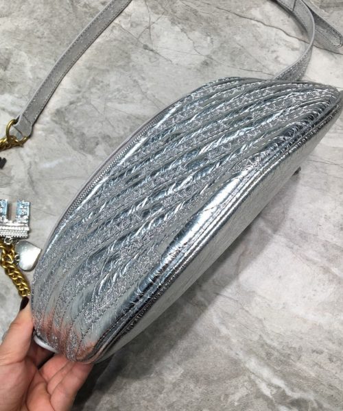 Balenciaga Souvenir XXS Belt Bag In Sliver, For Women, Women's Bags 11.8in/30cm