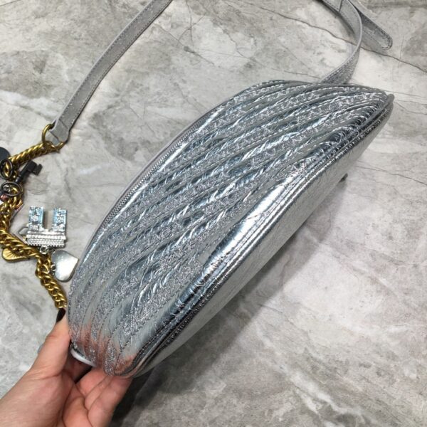 Balenciaga Souvenir XXS Belt Bag In Sliver, For Women, Women's Bags 11.8in/30cm