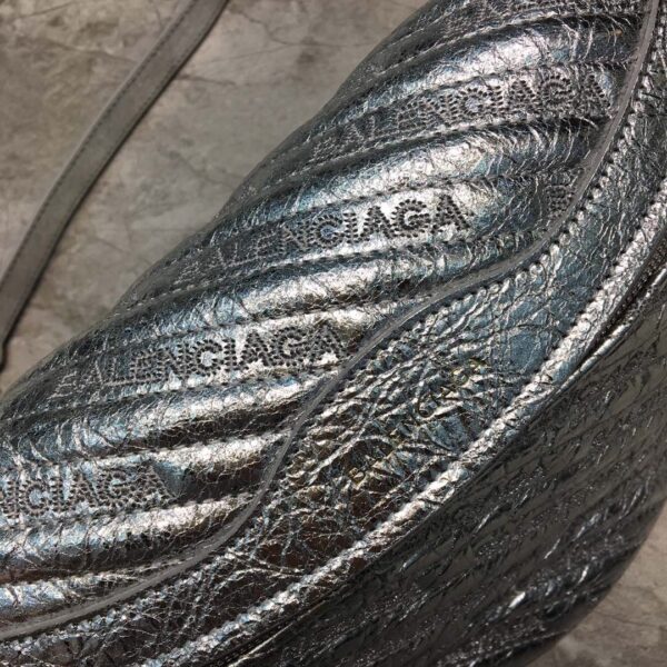 Balenciaga Souvenir XXS Belt Bag In Sliver, For Women, Women's Bags 11.8in/30cm