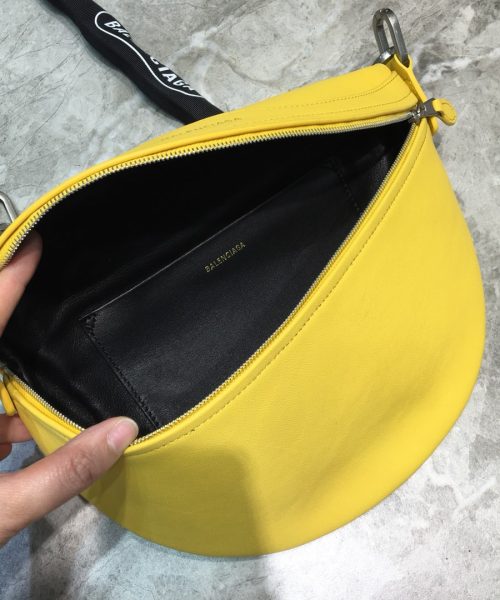 Balenciaga Souvenir XXS Belt Bag In Yellow, For Women, Women's Bags 11.8in/30cm