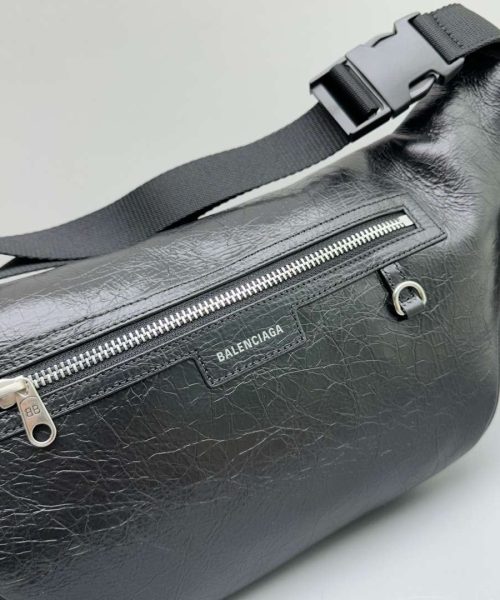 Balenciaga Superbusy Beltpack White/Black For Women 10.2in/26cm