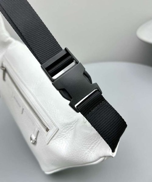Balenciaga Superbusy Beltpack White/Black For Women 10.2in/26cm