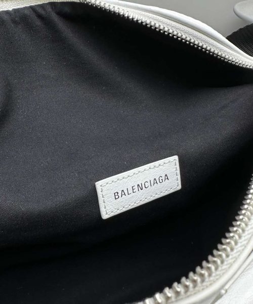Balenciaga Superbusy Beltpack White/Black For Women 10.2in/26cm