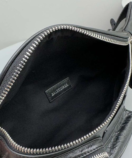 Balenciaga Superbusy Beltpack White/Black For Women 10.2in/26cm