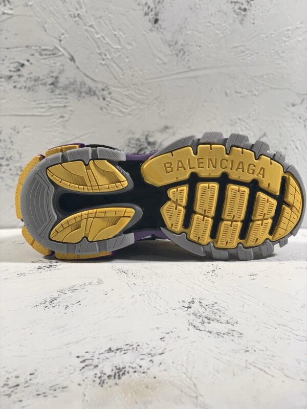 Balenciaga Track.2 Clear Sole Trainers Black/Yellow For Women