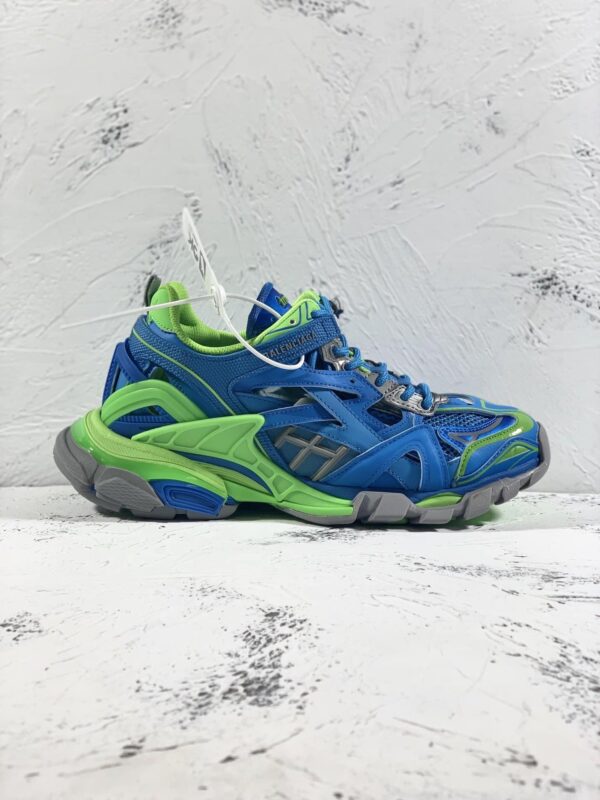 Balenciaga Track.2 Clear Sole Trainers Blue For Women
