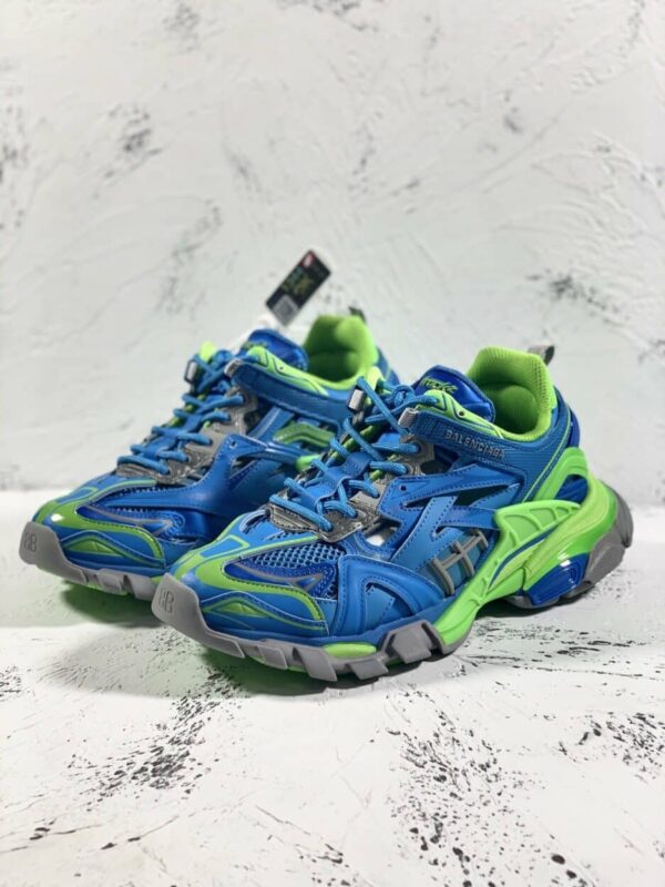 Balenciaga Track.2 Clear Sole Trainers Blue For Women