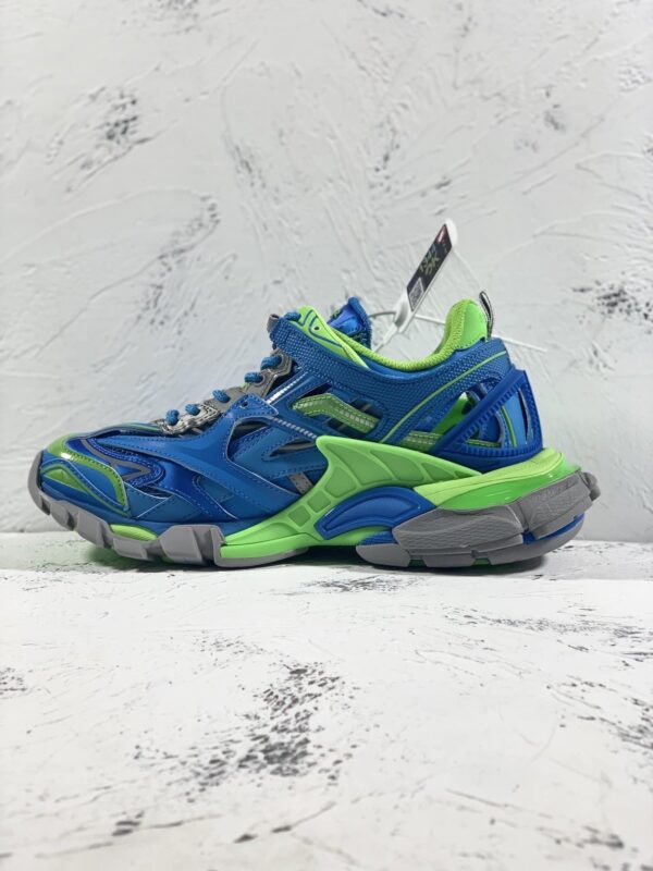 Balenciaga Track.2 Clear Sole Trainers Blue For Women