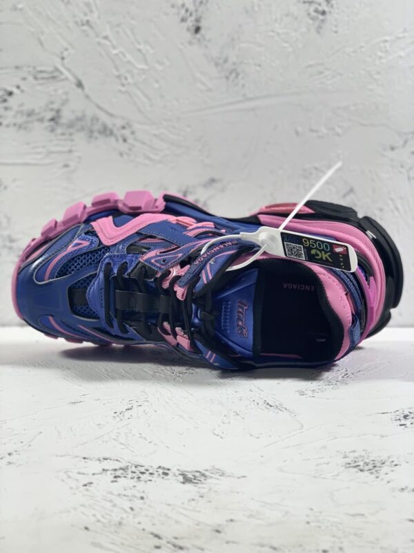 Balenciaga Track.2 Clear Sole Trainers Dark Purple For Women