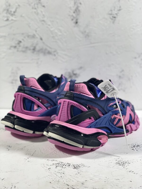 Balenciaga Track.2 Clear Sole Trainers Dark Purple For Women