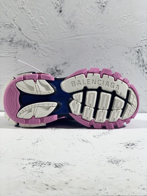 Balenciaga Track.2 Clear Sole Trainers Dark Purple For Women