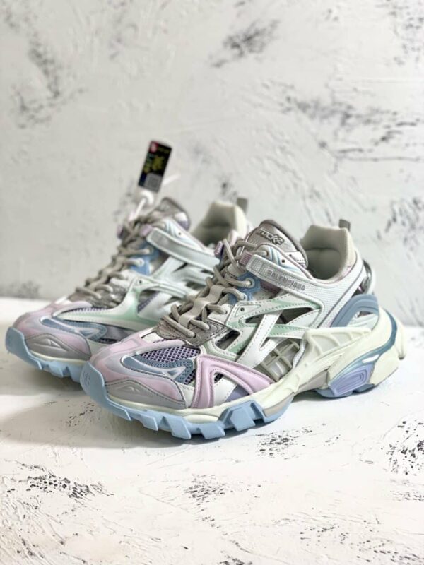 Balenciaga Track.2 Clear Sole Trainers Multicolour For Women