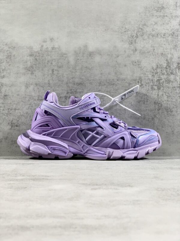 Balenciaga Track.2 Clear Sole Trainers Purple For Women