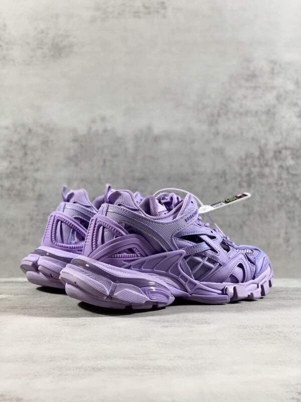 Balenciaga Track.2 Clear Sole Trainers Purple For Women