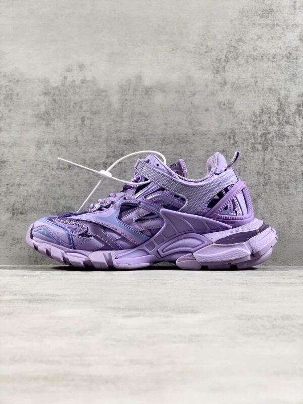 Balenciaga Track.2 Clear Sole Trainers Purple For Women
