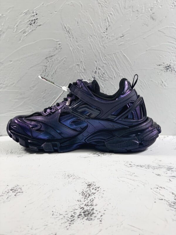 Balenciaga Track.2 Clear Sole Trainers Purple For Women