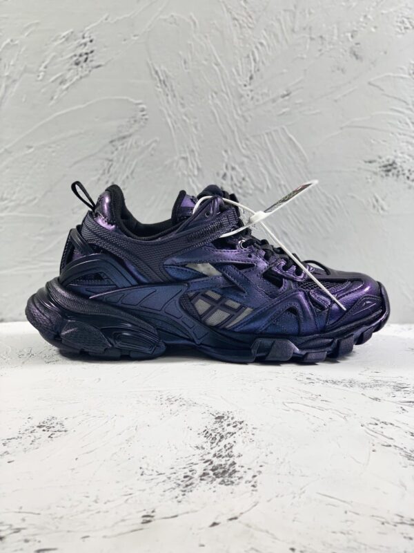 Balenciaga Track.2 Clear Sole Trainers Purple For Women
