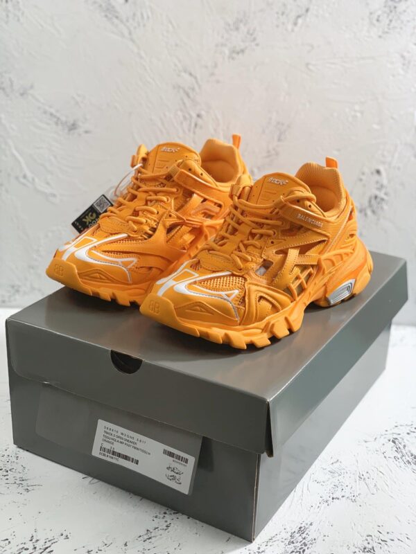 Balenciaga Track.2 Clear Sole Trainers Yellow For Women
