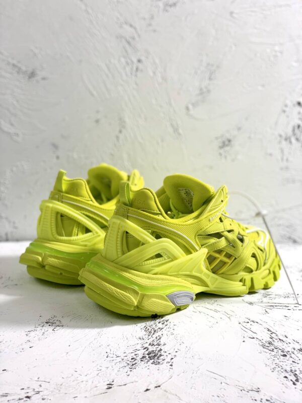 Balenciaga Track.2 Clear Sole Trainers Yellow For Women