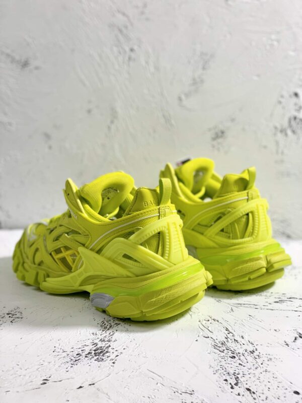 Balenciaga Track.2 Clear Sole Trainers Yellow For Women