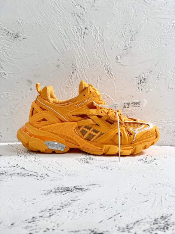 Balenciaga Track.2 Clear Sole Trainers Yellow For Women