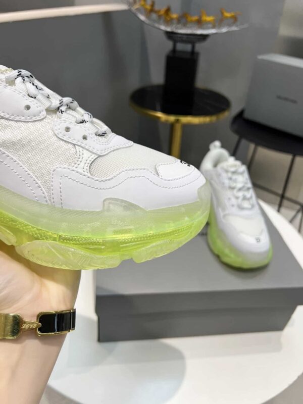 Balenciaga Triple S Trainers Clear Sole White For Women