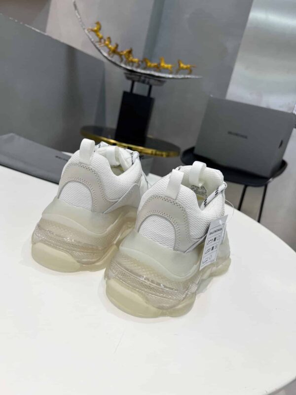 Balenciaga Triple S Trainers Clear Sole White For Women