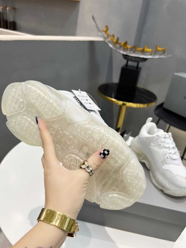 Balenciaga Triple S Trainers Clear Sole White For Women