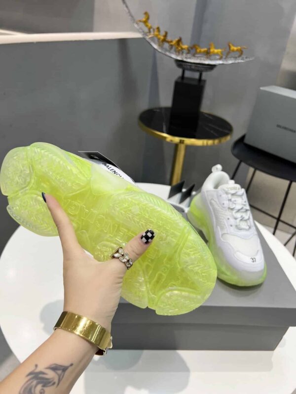 Balenciaga Triple S Trainers Clear Sole White For Women
