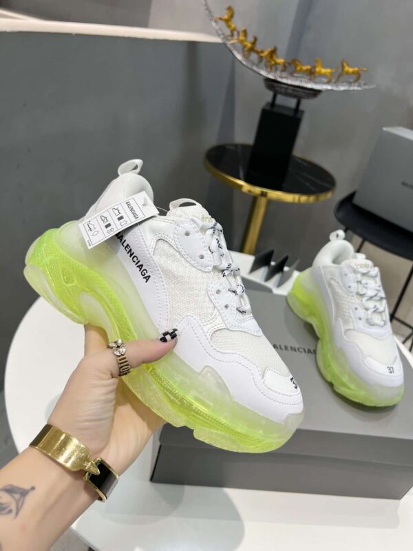Balenciaga Triple S Trainers Clear Sole White For Women