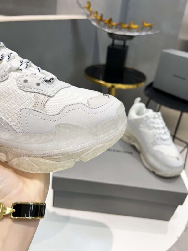 Balenciaga Triple S Trainers Clear Sole White For Women