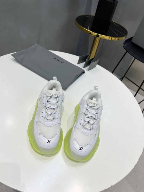 Balenciaga Triple S Trainers Clear Sole White For Women