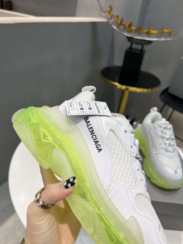 Balenciaga Triple S Trainers Clear Sole White For Women
