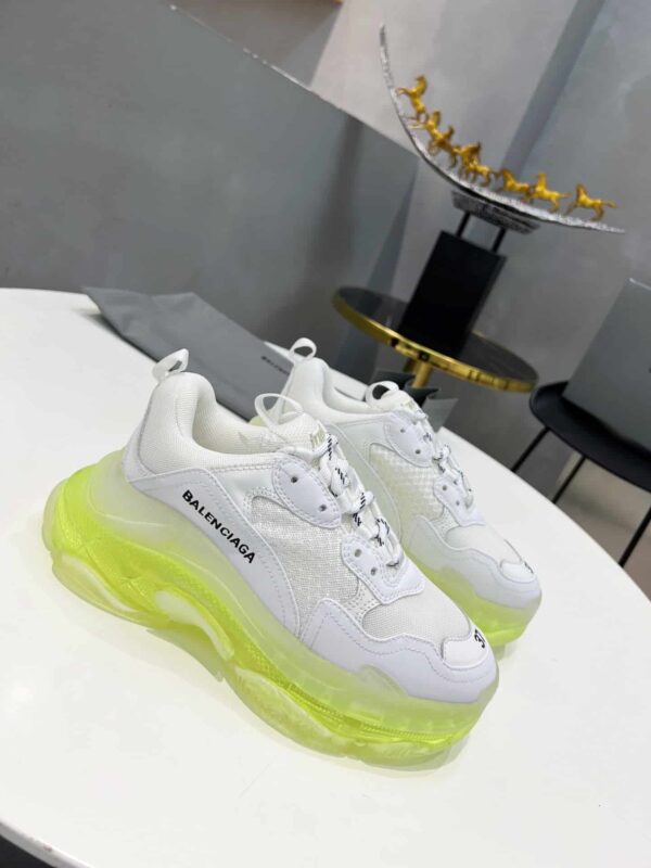 Balenciaga Triple S Trainers Clear Sole White For Women