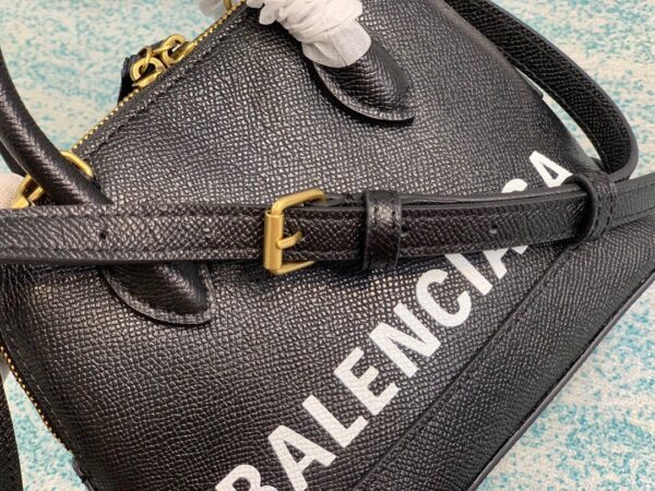 Balenciaga Ville Handbag In Black, For Women, Women's Bags 7in/18cm