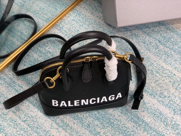 Balenciaga Ville Handbag In Black, For Women, Women's Bags 7in/18cm