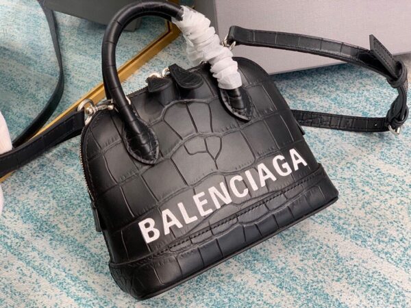 Balenciaga Ville Mini Handbag In Black, For Women, Women's Bags 7in/18cm