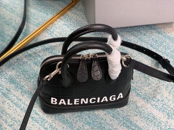 Balenciaga Ville Mini Handbag In Black, For Women, Women's Bags 7in/18cm