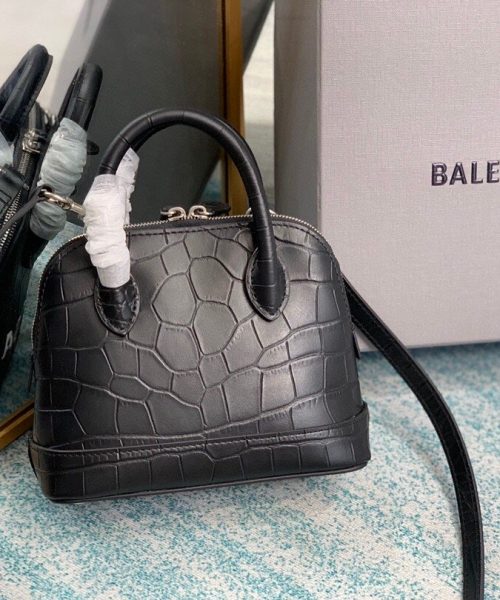 Balenciaga Ville Mini Handbag In Black, For Women, Women's Bags 7in/18cm