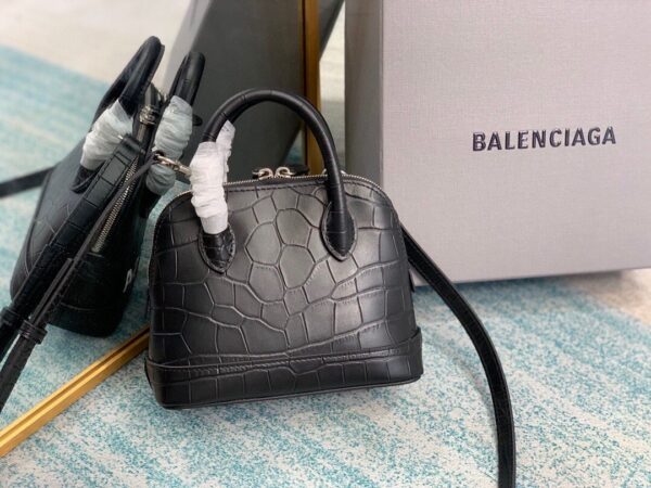 Balenciaga Ville Mini Handbag In Black, For Women, Women's Bags 7in/18cm