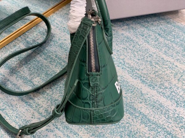 Balenciaga Ville Mini Handbag In Dark Green, For Women, Women's Bags 7in/18cm