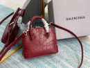Balenciaga Ville Mini Handbag In Dark Red, For Women, Women's Bags 7in/18cm
