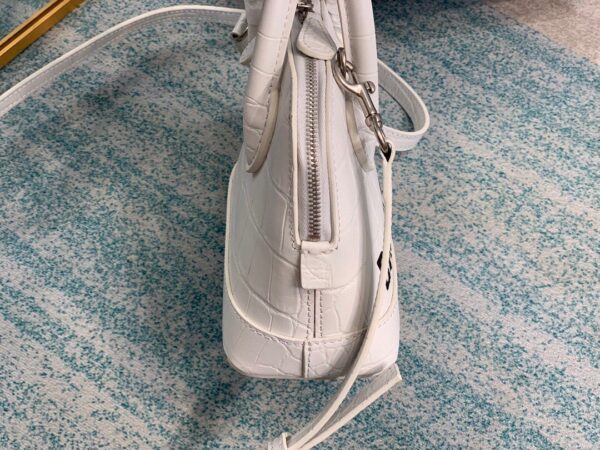 Balenciaga Ville Mini Handbag In White, For Women, Women's Bags 7in/18cm