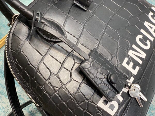 Balenciaga Ville Small Handbag In Black, For Women, Women's Bags 10.2in/26cm